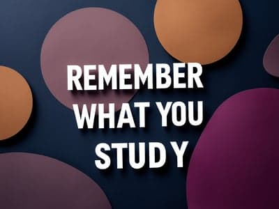Remember What You Study
